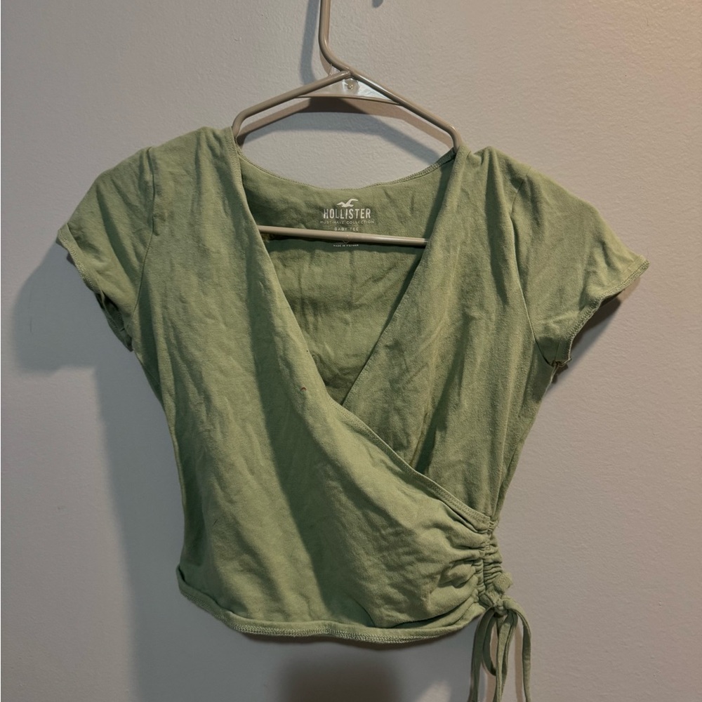 Sage green baby tee!